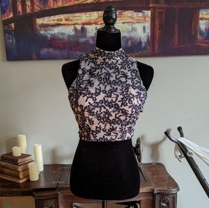 Beaded crop top